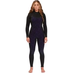 Billabong 2024 Femmes Synergy 3/2mm GBS Back Zip Combinaison Néoprène -Équipement De Surf 2024 femmes synergy 32mm gbs back zip combinaison neoprene 3
