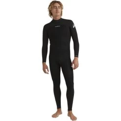 Quiksilver 2024 Hommes Prologue 5/4/3mm GBS Back Zip Combinaison Néoprène -Équipement De Surf 2024 hommes prologue 543mm gbs back zip combinaison neoprene 5