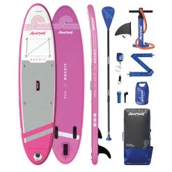 AQUAPLANET Kit De Planche à Pagaie Gonflable Pour Kayak - Rockit, Rose