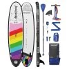 AQUAPLANET Kit Paddle Gonflable - Max Arc-en-ciel