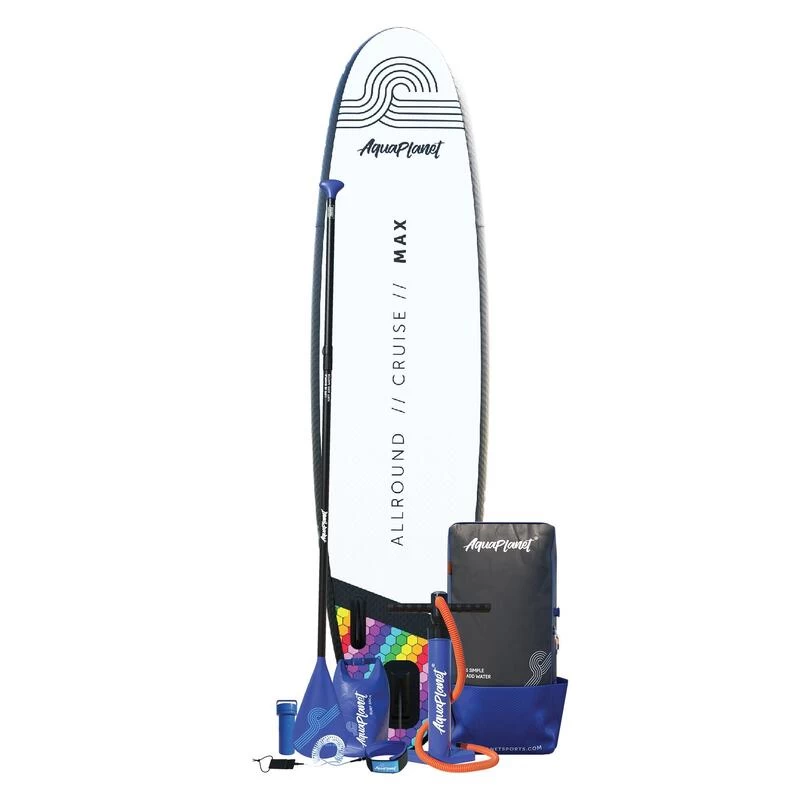 AQUAPLANET Kit Paddle Gonflable - Max Arc-en-ciel 3 AQUAPLANET Kit Paddle Gonflable - Max Arc-en-ciel – Image 3