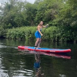 AQUAPLANET Kit Stand Up Paddle Gonflable - Pace Rouge Et Bleu 9 AQUAPLANET Kit Stand Up Paddle Gonflable - Pace Rouge Et Bleu -Équipement De Surf aquaplanet kit stand up paddle gonflable pace rouge et bleu 4