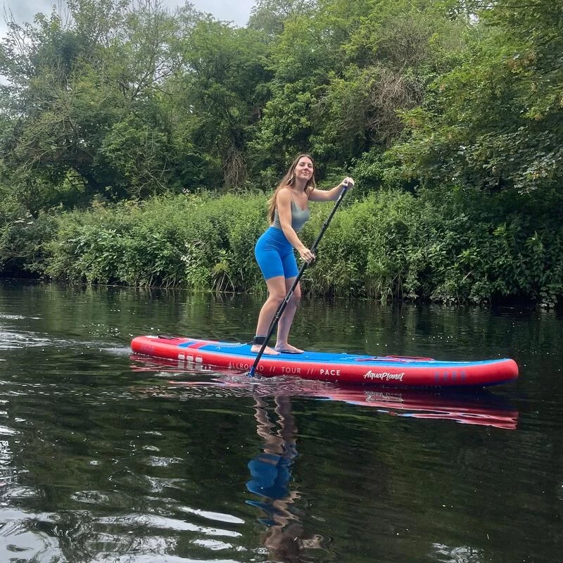 AQUAPLANET Kit Stand Up Paddle Gonflable - Pace Rouge Et Bleu 5 AQUAPLANET Kit Stand Up Paddle Gonflable - Pace Rouge Et Bleu – Image 5