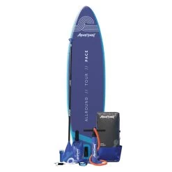 AQUAPLANET Kit Stand Up Paddle Gonflable - Pace Sarcelle Et Minuit -Équipement De Surf aquaplanet kit stand up paddle gonflable pace sarcelle et minuit 2