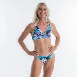 Bas De Maillot De Bain Femme ALY PALMDARK BLANC Forme Classique Aux Bords Fins -Équipement De Surf bas de maillot de bain femme aly palmdark blanc forme classique aux bords fins 4