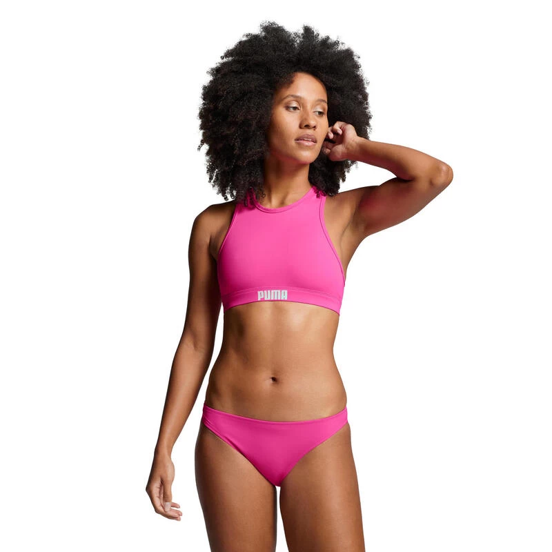 Bas De Maillot De Bain Hipster Pour Femmes PUMA Neon Pink 3 Bas De Maillot De Bain Hipster Pour Femmes PUMA Neon Pink – Image 3