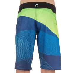 Tribord Boardshort Long Garçon Lafitenia Tension Vert -Équipement De Surf boardshort long garcon lafitenia tension vert 3