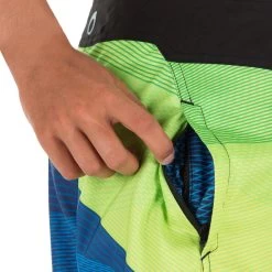 Tribord Boardshort Long Garçon Lafitenia Tension Vert -Équipement De Surf boardshort long garcon lafitenia tension vert 4