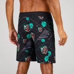 Boardshort Surf 500 19" PARADISE BLACK -Équipement De Surf boardshort surf 500 19 paradise black 4