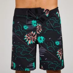Boardshort Surf 500 19" PARADISE BLACK -Équipement De Surf boardshort surf 500 19 paradise black 5