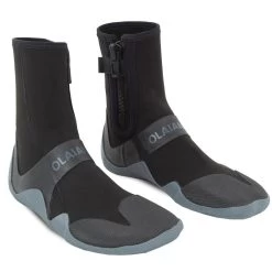 Chaussons Surf Bottillons 500 Néoprène Zip 3 Mm Noir Gris -Équipement De Surf chaussons surf bottillons 500 neoprene zip 3 mm noir gris 4