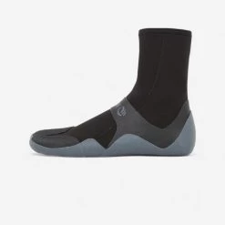 Chaussons Surf Bottillons 500 Néoprène Zip 3 Mm Noir Gris -Équipement De Surf chaussons surf bottillons 500 neoprene zip 3 mm noir gris 5