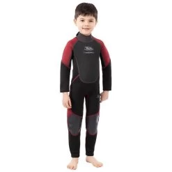 TRESPASS Combinaison De Plongée AMIGO 3MM Enfant (Bordeaux Chiné) -Équipement De Surf combinaison de plongee amigo 3mm enfant bordeaux chine 2