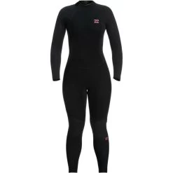 Billabong Combinaison De Surf 4/3mm Zip Dos - Noir - Launch - Femme -Équipement De Surf combinaison de surf 43mm zip dos noir launch femme 3