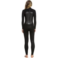 Roxy Combinaison De Surf 4/3mm Zip Dos - Noir - Prologue - Femme -Équipement De Surf combinaison de surf 43mm zip dos noir prologue femme 2