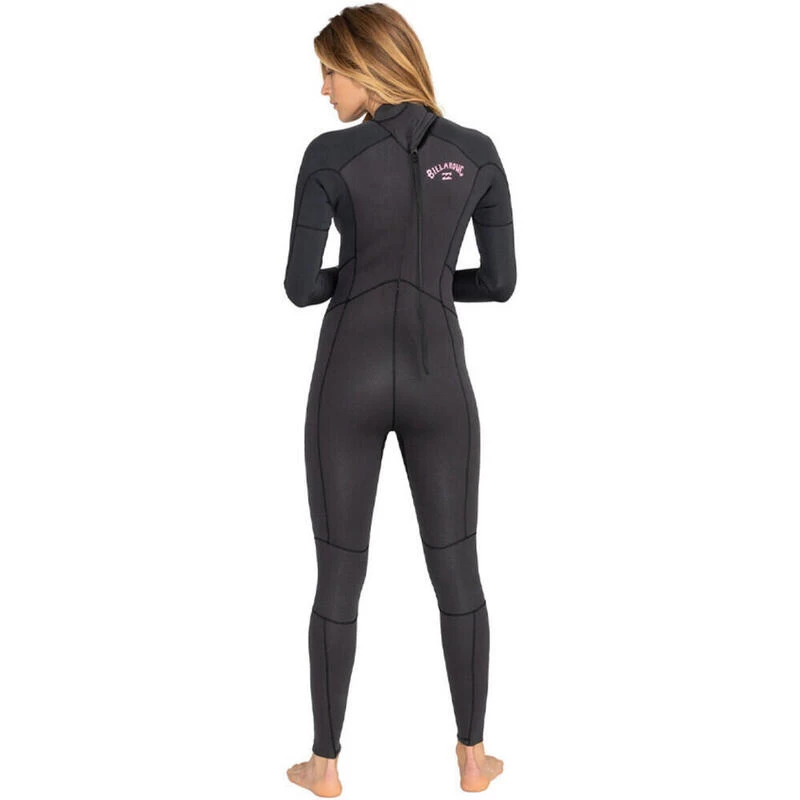 Billabong Combinaison De Surf 5/4mm Zip Dos - Noir - Launch - Femme 2 Billabong Combinaison De Surf 5/4mm Zip Dos - Noir - Launch - Femme – Image 2