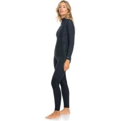 Roxy Combinaison De Surf Prologue 4/3mm GBS - Zip Au Dos - Noir Femmes -Équipement De Surf combinaison de surf prologue 43mm gbs zip au dos noir femmes 2