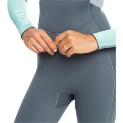 Roxy Combinaison De Surf Prologue 4/3mm GBS - Zip Au Dos Vert Femmes -Équipement De Surf combinaison de surf prologue 43mm gbs zip au dos vert femmes 2