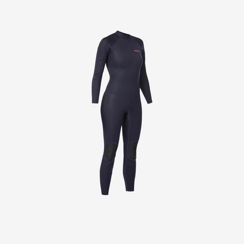 Combinaison SURF 100 Néoprène 2/2 Mm Femme Bleu Marine Back Zip 1 Combinaison SURF 100 Néoprène 2/2 Mm Femme Bleu Marine Back Zip