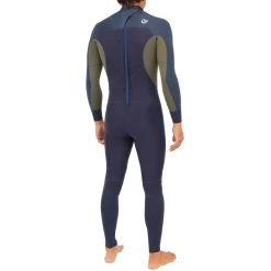Combinaison SURF 500 Néoprène 3/2 Mm Homme Bleue Kaki -Équipement De Surf combinaison surf 500 neoprene 32 mm homme bleue kaki 2