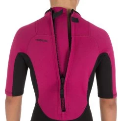 Tribord Combinaison Surf Shorty 100 Néoprène Enfant Violet -Équipement De Surf combinaison surf shorty 100 neoprene enfant violet 2