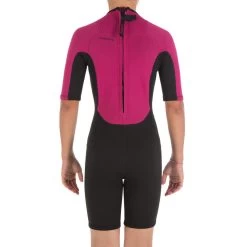 Tribord Combinaison Surf Shorty 100 Néoprène Enfant Violet -Équipement De Surf combinaison surf shorty 100 neoprene enfant violet 4