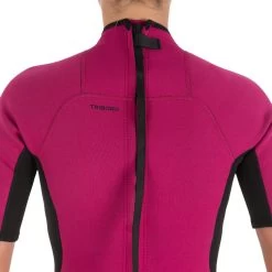 Tribord Combinaison Surf Shorty 100 Néoprène Femme Violet -Équipement De Surf combinaison surf shorty 100 neoprene femme violet 3