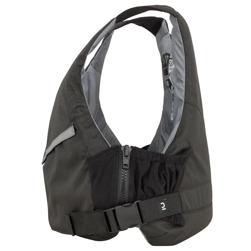 Tribord Gilet D'aide à La Flottabilité BA 50 Newtons Voile Dinghy 500 Noir 2 Tribord Gilet D'aide à La Flottabilité BA 50 Newtons Voile Dinghy 500 Noir – Image 2