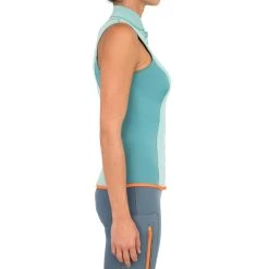 GILET NÉOPRÈNE KAYAK ET STAND UP PADDLE 500 FEMME 2 MM VERT -Équipement De Surf gilet neoprene kayak et stand up paddle 500 femme 2 mm vert 5