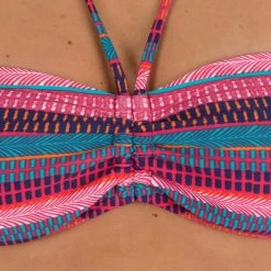 Haut De Maillot De Bain Femme Bandeau ROXY BOHO Rouge -Équipement De Surf haut de maillot de bain femme bandeau roxy boho rouge 4