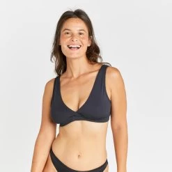Haut De Maillot De Bain Femme Toutes Tailles - 6'50 Noir -Équipement De Surf haut de maillot de bain femme toutes tailles 650 noir 3