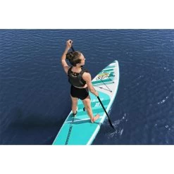 Bestway Kit Paddle Sup Gonflable Aqua Glider Avec Traveltech 3,20 m -Équipement De Surf kit paddle sup gonflable aqua glider avec traveltech 320 m 2