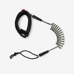 Leash Spiralé Bodyboard 900 Biceps Noir