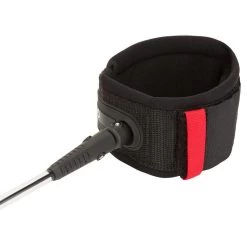 Leash Surf 8' (240 Cm) Diamètre 7 Mm Noir -Équipement De Surf leash surf 8 240 cm diametre 7 mm noir 2