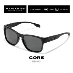 HAWKERS Lunettes De Soleil Pour Homme Et Femme POLARIZED CORE Carbon Black -Équipement De Surf lunettes de soleil pour homme et femme polarized core carbon black 6