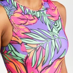 Maillot De Bain 1 Pièce Femme - Carla Longi Violet -Équipement De Surf maillot de bain 1 piece femme carla longi violet 5