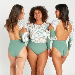 Maillot De Bain 1 Pièce Manches Longues Femme - Mary Belly Blanc -Équipement De Surf maillot de bain 1 piece manches longues femme mary belly blanc 3