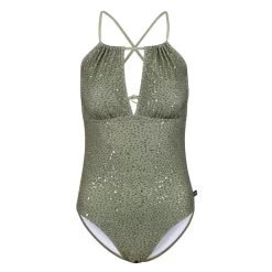 Regatta Maillot De Bain HALLIDAY Femme (Vert Kaki)