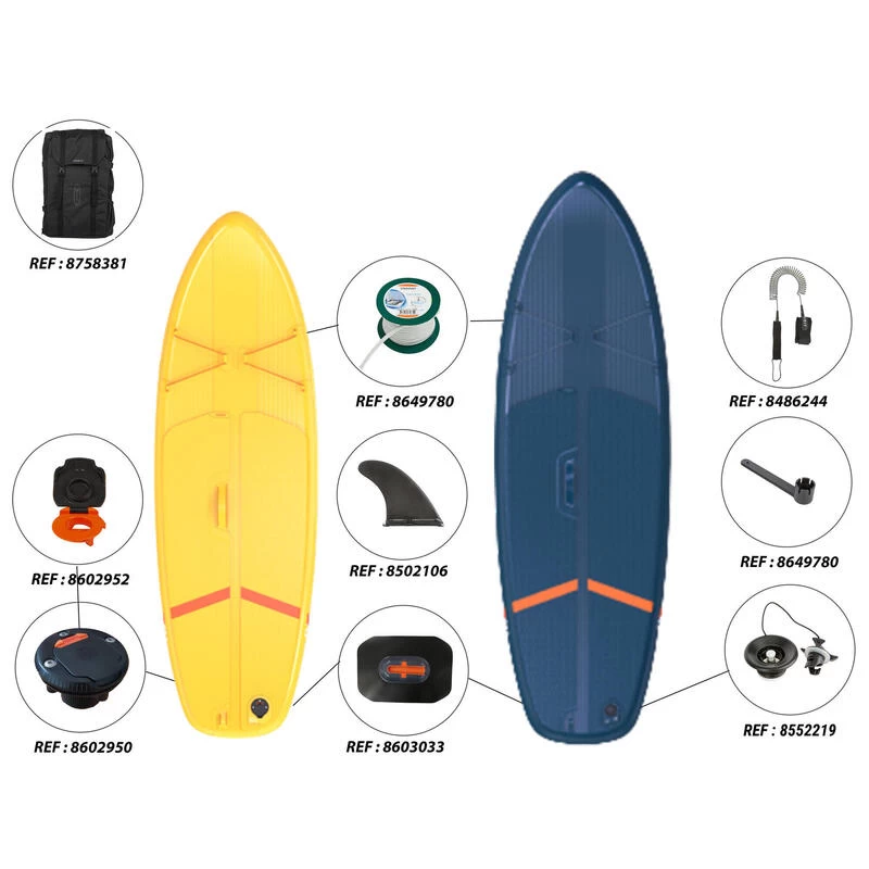 PACK (PLANCHE, POMPE ET PAGAIE) STAND UP PADDLE GONFLABLE DE RANDONNEE DEBUTANT 8 PACK (PLANCHE, POMPE ET PAGAIE) STAND UP PADDLE GONFLABLE DE RANDONNEE DEBUTANT – Image 8