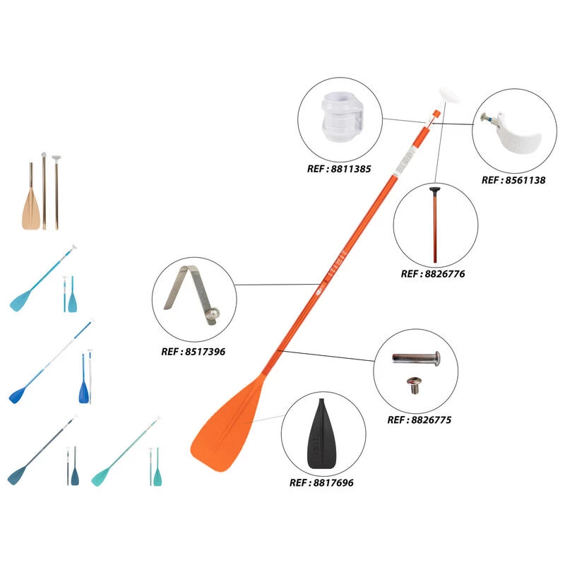 Pagaie Stand Up Paddle Démontable Et Réglable En 3 Parties (170-220cm Verte) 4 Pagaie Stand Up Paddle Démontable Et Réglable En 3 Parties (170-220cm Verte) – Image 4