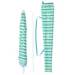 Decathlon PARASOL DE PLAGE PARUV 160 UPF 50+ 2 PLACES - IMPRIMÉ Rayures -Équipement De Surf parasol de plage paruv 160 upf 50 2 places imprime rayures 6