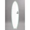 Planche De Surf Fish Torq Pinline Fish White/Seagreen 7'2