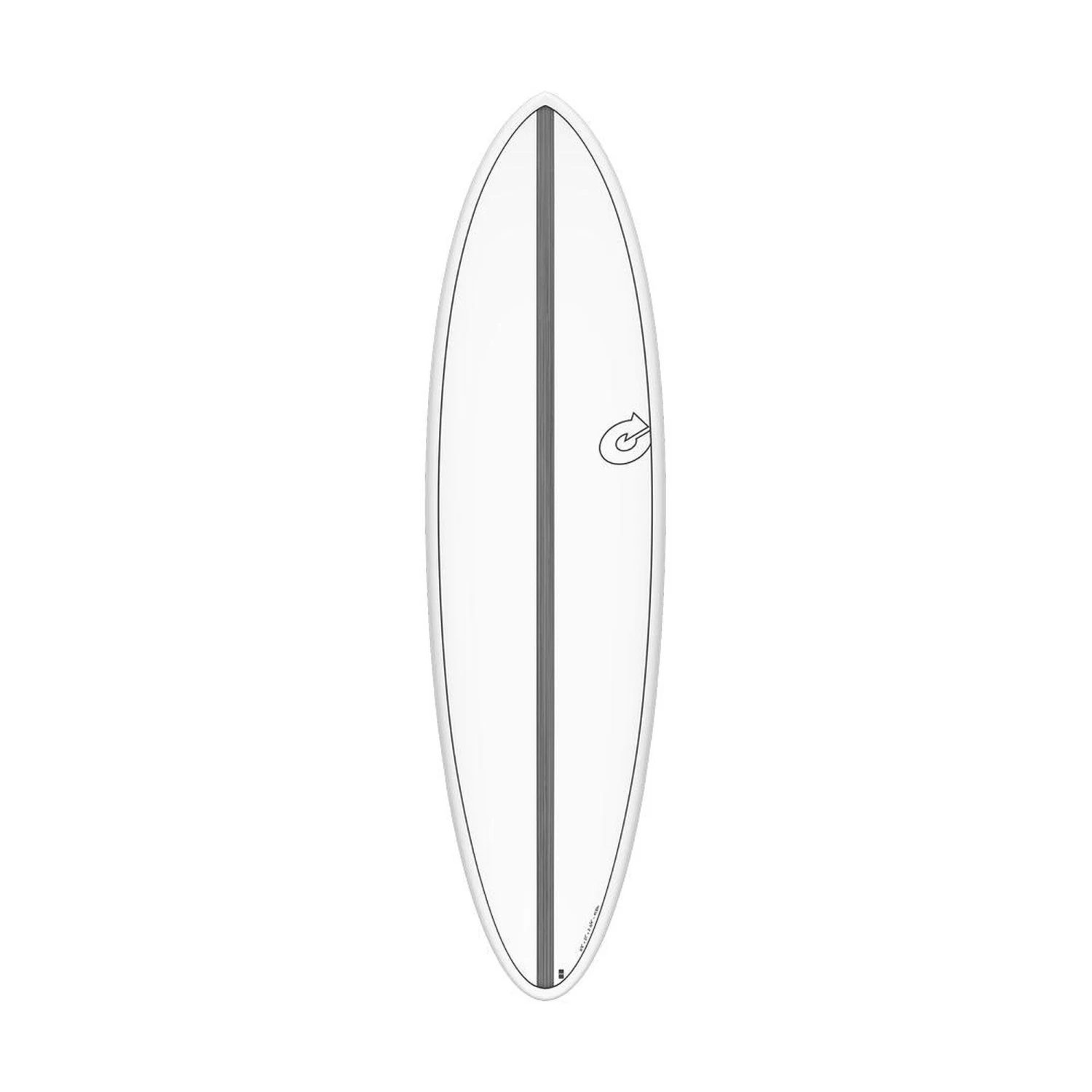 Planche De Surf Funboard Torq TET CS White/carbon Strip 6'8 1 Planche De Surf Funboard Torq TET CS White/carbon Strip 6'8
