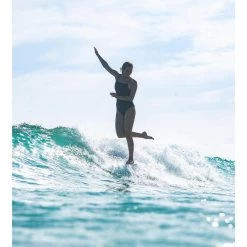 Planche Surf Longboard AQSS Vintage Log Teal 9'0 -Équipement De Surf planche surf longboard aqss vintage log teal 90 3