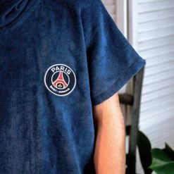 Poncho De Bain Adulte 100% Coton Football Paris - Logo 6 Poncho De Bain Adulte 100% Coton Football Paris - Logo -Équipement De Surf poncho de bain adulte 100 coton football paris logo 2
