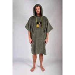 Poncho De Surf Vert | 100% Coton | Taille Unique | Unisexe | Avec Manches -Équipement De Surf poncho de surf vert 100 coton taille unique unisexe avec manches 4