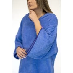 Poncho De Surf Violet - Taille Unique - Avec Manches -Équipement De Surf poncho de surf violet taille unique avec manches 6