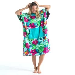 PONCHO SURF 500 ADULTE Print Bora -Équipement De Surf poncho surf 500 adulte print bora 2