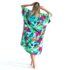 PONCHO SURF 500 ADULTE Print Bora -Équipement De Surf poncho surf 500 adulte print bora 4