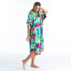 PONCHO SURF 500 ADULTE Print Bora -Équipement De Surf poncho surf 500 adulte print bora 5